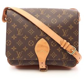 Bolsa de Ombro Louis Vuitton Cartouchiere GM Marrom