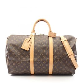 Louis Vuitton Keepall Bandoulière 50 Boston Bag Marron
