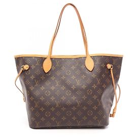 Sac cabas Louis Vuitton Neverfull MM Marron