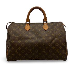 Louis Vuitton Speedy 35 Beige Golden