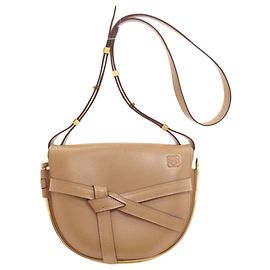 Bolsa de Ombro Loewe Gate Frame Marrom