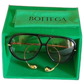 Occhiali da sole aviator Bottega Veneta Nero