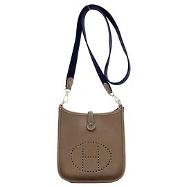 Hermès Borsa a tracolla Hermes Evelyne TPM Taupe