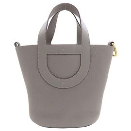 Hermès Bolsa Hermes In the Loop 18 Gold Hardware Marrom