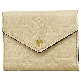 Louis Vuitton Tri-fold Wallet in Cream Cream