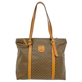 Céline Borsa Tote Celine Macadam in marrone Marrone