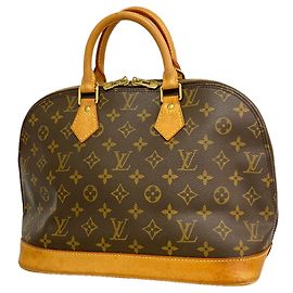 Sac à main Louis Vuitton Alma Monogram Marron