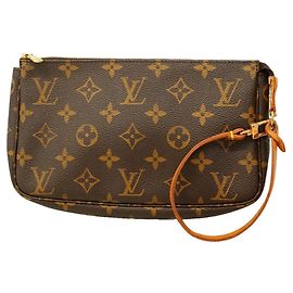 Louis Vuitton Monogram Pochette Accessoires Tasche Braun
