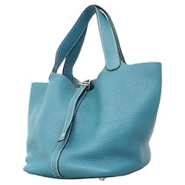 Hermès Borsa Hermes Picotin Lock MM Blu