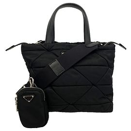 Bolsa Prada Tessuto em nylon acolchoado Preto