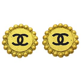 Orecchini a clip Chanel placcati oro D'oro