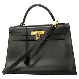 Hermès Borsa Hermes Kelly 32 Nero