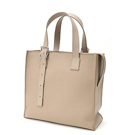 Loewe Buckle Zip Tote Bag Grey