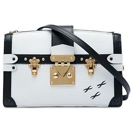 Borsa Clutch e Crossbody Louis Vuitton Epi Trunk Nera Nero