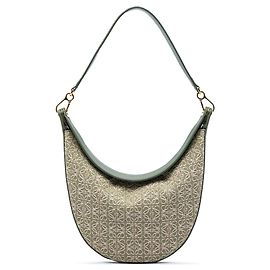 Sac Luna Hobo en toile Anagram LOEWE vert Vert