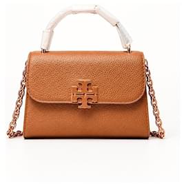 Tory Burch mini brown leather handbag Brown