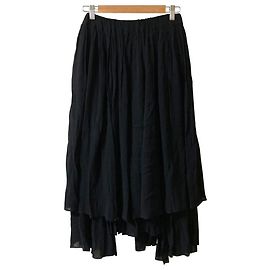 Autre Marque Saia Sobreposta com Pregas COMME des GARCONS Preto