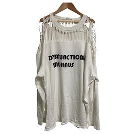 Céline Camiseta de manga larga Celine Dysfunctional Bauhaus Blanco