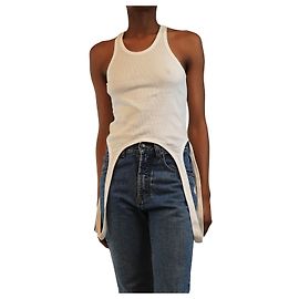Autre Marque Regata canelada branca - size UK 8 Branco