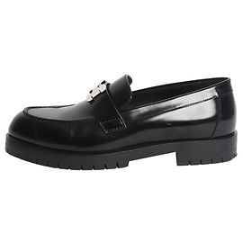 Hermès Black Faubourg leather loafers - size EU 36 (UK 3) Black
