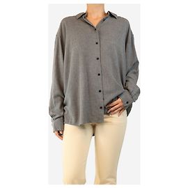 Totême Grey button-down shirt - size UK 8 Grey