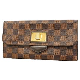 Louis Vuitton Damier Portefeuille Roseberry Long Wallet Damier ebène