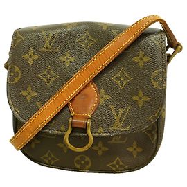 Bolsa de Ombro Louis Vuitton Monogram Mini Saint Cloud Marrom