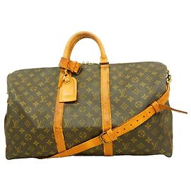 Borsa Boston Louis Vuitton Marrone Marrone