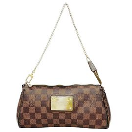 Sac à main Louis Vuitton Damier Eva N55213 Ebene Damier ebène