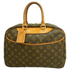 Borsa Louis Vuitton Monogram Deauville Marrone