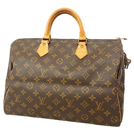 Borsa Louis Vuitton Monogram Speedy 35 Marrone