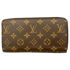 Louis Vuitton Monogram Zippy Wallet Red