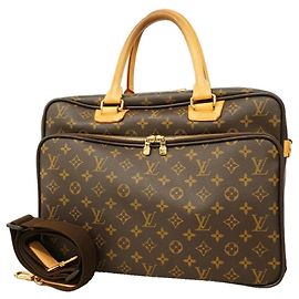 Louis Vuitton Monogram Icare 2-Way Briefcase Brown