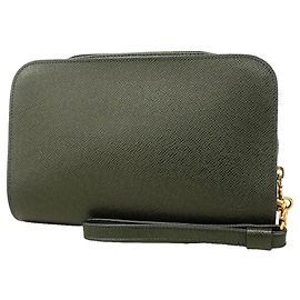 Louis Vuitton Clutch Bag Taiga Baikal M30184 Epicea Other