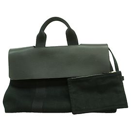 Hermès Sac Cabas Hermes Valparaiso MM Noir