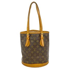 Saco Tote Louis Vuitton Monogram Bucket PM Marrom