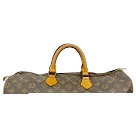 Louis Vuitton Monogram Speedy 40 Handbag Brown