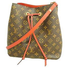 Borsa a tracolla Louis Vuitton Monogram NeoNoe Rosso