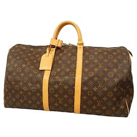 Louis Vuitton Boston Monogram Keepall 55 Marron