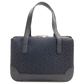 Céline Borsa Celine C Macadam Canvas da donna Nero