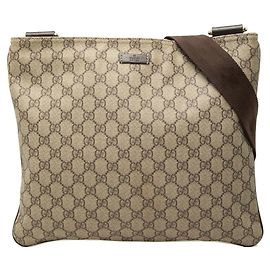 Borsa a Tracolla Gucci GG Supreme Marrone