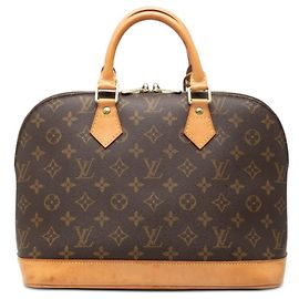 Louis Vuitton Monogram Alma Handbag Brown