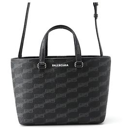 Balenciaga Black Handbag with Silver Hardware Black
