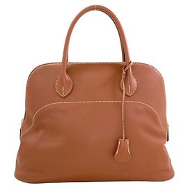 Hermès Borsa Hermes Bolide Relax 35 Marrone