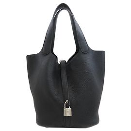 Hermès Hermes Picotin Lock MM Handbag Black