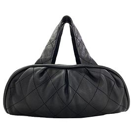 Chanel Le Marais Bowler Mini Boston Bag Black