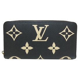 Cartera Larga Zippy Louis Vuitton Negro Beige