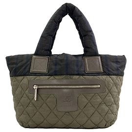 Chanel Coco Cocoon Wendbare Handtasche Khaki