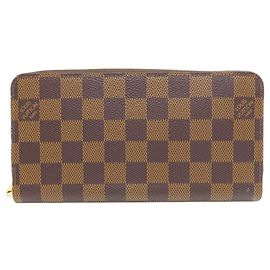 Louis Vuitton Damier Canvas Zippy Wallet Damier ebene