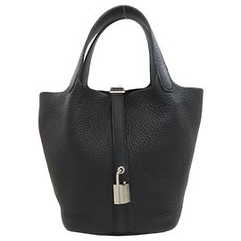 Hermès Bolsa Hermes Picotin Lock PM Preto